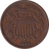 United States of America - 2 cents - Blason - 1865 - No378