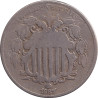 United States of America - 5 cents - Blason - 1867 - No380