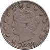 United States of America - 5 cents - Blason - 1883 - No382