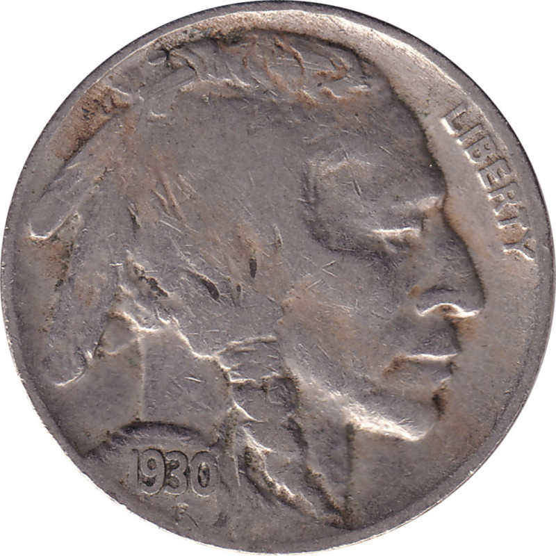 United States of America - 5 cents - Bison - 1930 - No383