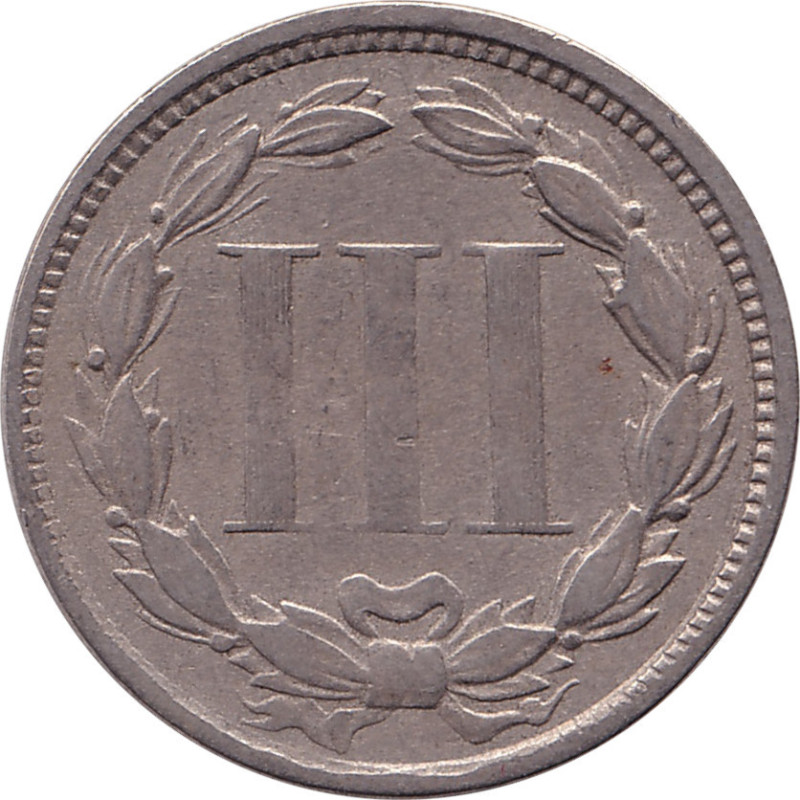 United States of America - 3 cents - Trime - 1865 - No384