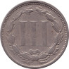 United States of America - 3 cents - Trime - 1865 - No384