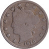 United States of America - 5 cents - Tête de la Liberté - 1910 - No387