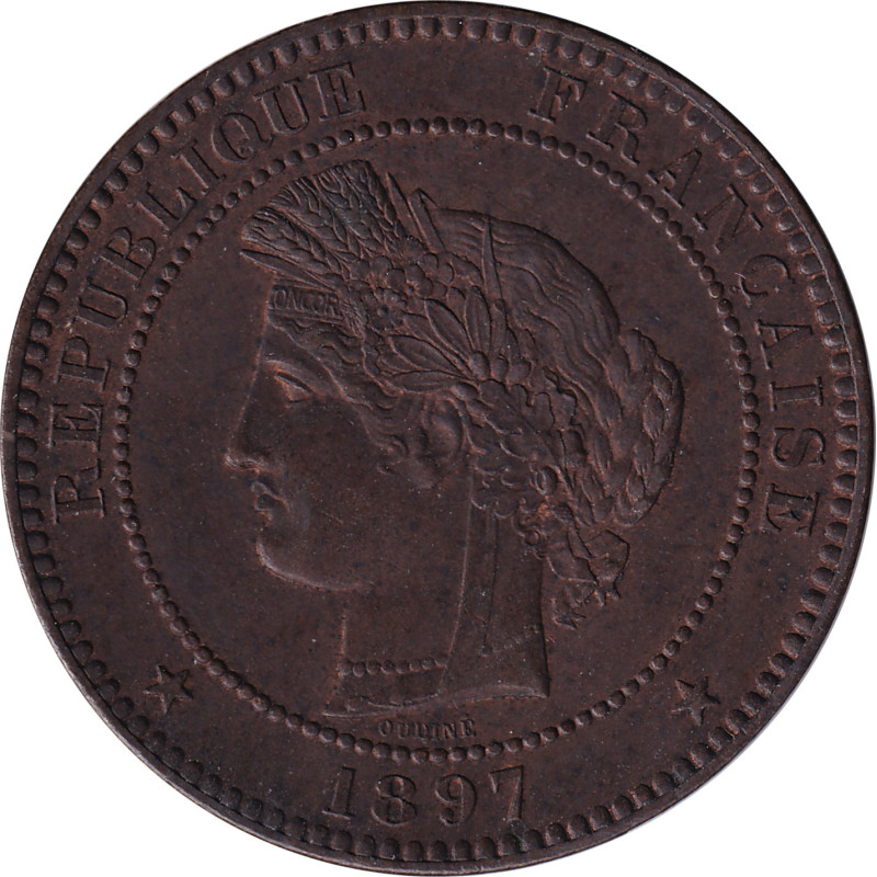 France - 10 centimes - Ceres - 1897 A - No396