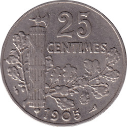 France - 25 centimes -...