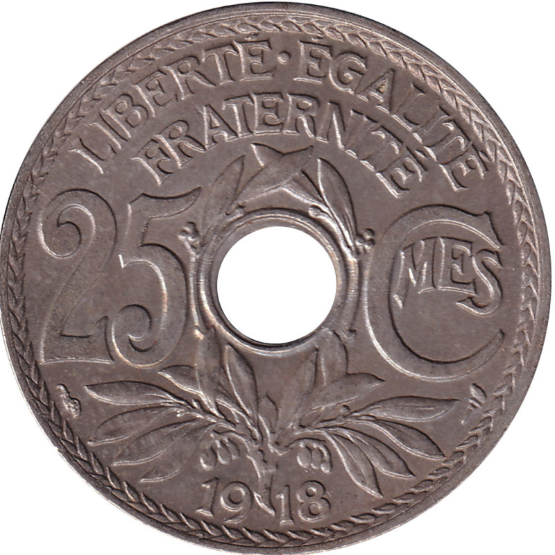 France - 25 centimes - Lindauer - 1918 - No399