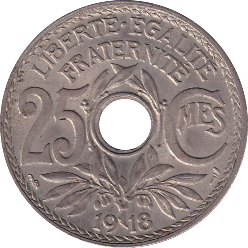 France - 25 centimes - Lindauer - 1918 - No400