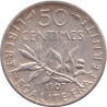 France - 50 centimes - Semeuse - 1907 - No402