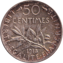 France - 50 centimes -...