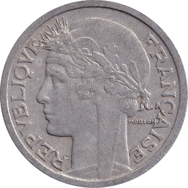 France - 2 francs - Morlon - 1945 C - No408