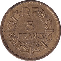 France - 5 francs -...
