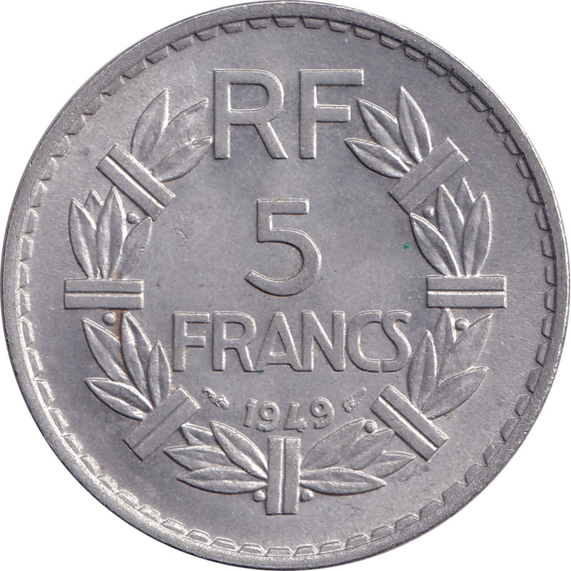 France - 5 francs - Lavrillier - 1949 - No411