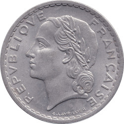 France - 5 francs - Lavrillier - 1949 - No411