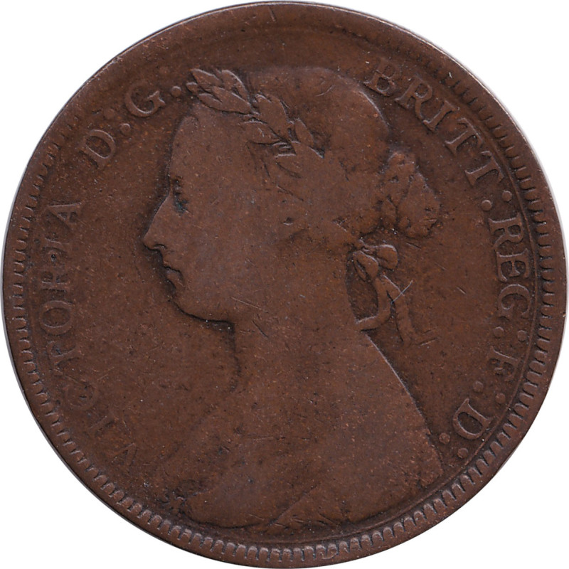 United Kingdom - 1/2 penny - Victoria - Buste mature - 1886 - No462