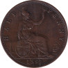 United Kingdom - 1/2 penny - Victoria - Buste mature - 1891 - No467