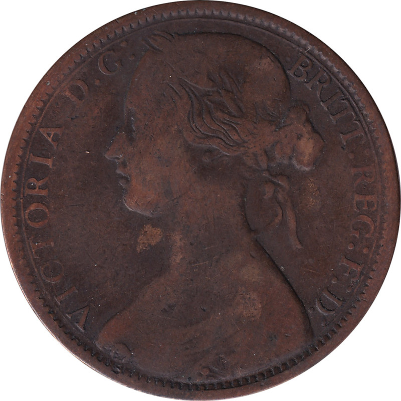 United Kingdom - 1 penny - Victoria - Buste mature - 1862 - No471