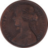 United Kingdom - 1 penny - Victoria - Buste mature - 1862 - No471