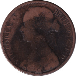 United Kingdom - 1 penny - Victoria - Buste mature - 1870 - No478