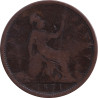 United Kingdom - 1 penny - Victoria - Buste mature - 1871 - No479