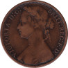 United Kingdom - 1 penny - Victoria - Buste mature - 1876 H - No482
