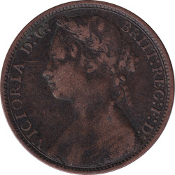 United Kingdom - 1 penny - Victoria - Buste mature - 1876 H - No484