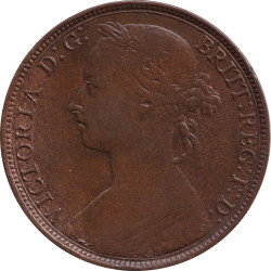 United Kingdom - 1 penny - Victoria - Buste mature - 1893 - No488