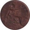 United Kingdom - 1 penny - Victoria - Buste agé - 1899 - No489