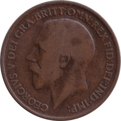 United Kingdom - 1 penny - Georges V - 1918 H - No491