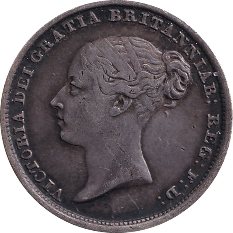 United Kingdom - 6 pence - Victoria - Tête jeune - 1839 - No514
