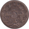 South Africa - 3 pence - Krugger - 1896 - No524
