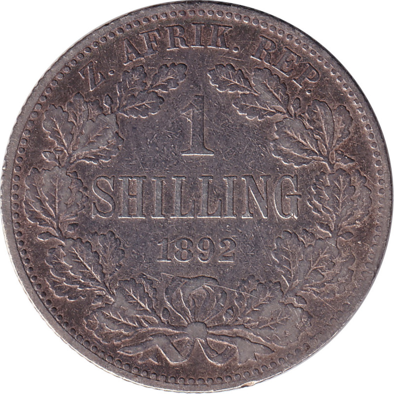 South Africa - 1 shilling - Krugger - 1892 - No526