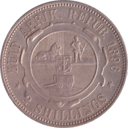 South Africa - 2 shillings - Krugger - 1896 - No528