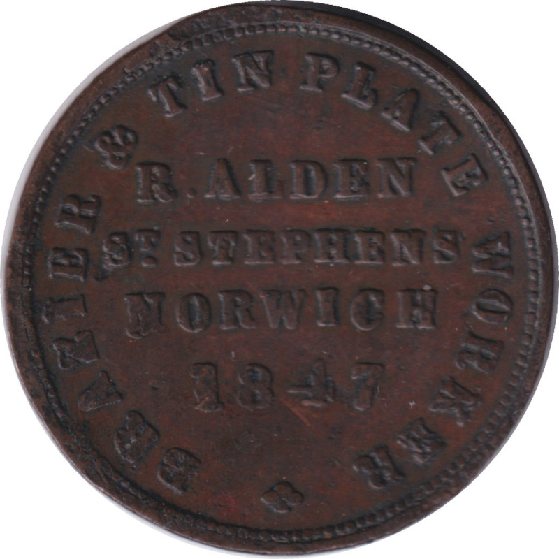 United Kingdom - Token - 1847 - No161