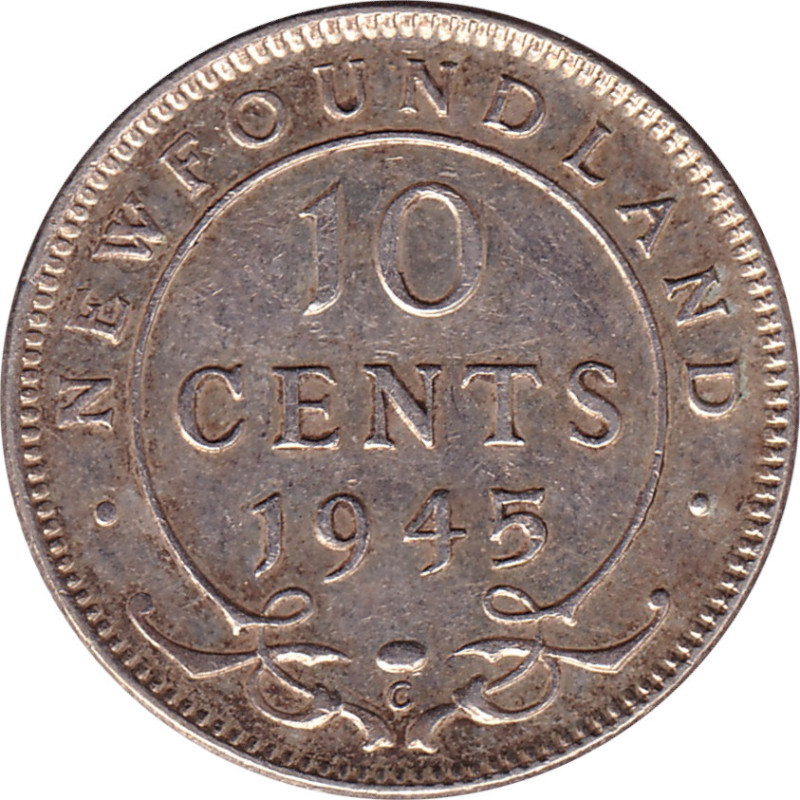 Canadian Provinces - 10 cents - Georges VI -  1945 C - No434