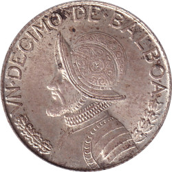 Panama - 1/10 balboa - Balboa - Large bust -  1962 - No441