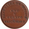 Panama - 1 1/4 centesimos - Balboa -  1940 - No444