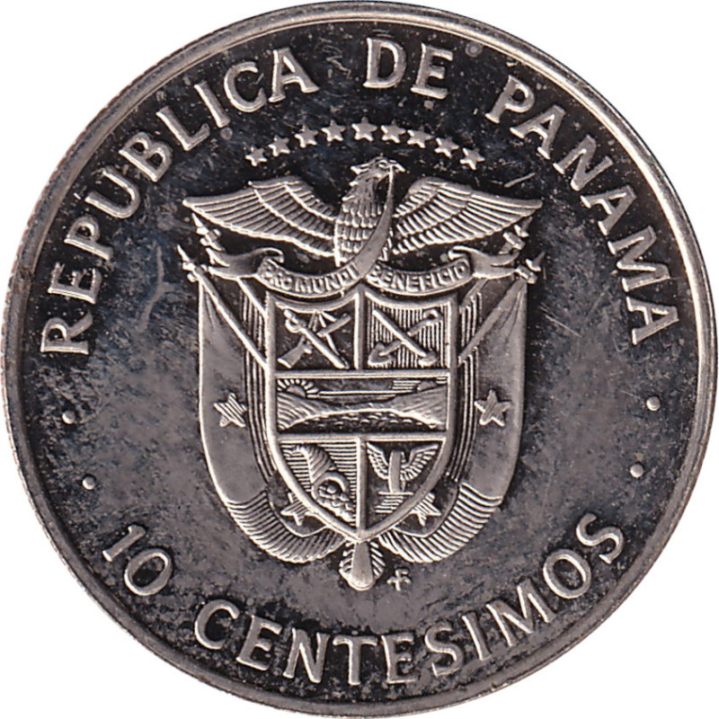 Panama - 1/10 balboa - Balboa - Large bust -  1975 - No445