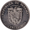 Panama - 1/10 balboa - Balboa - Large bust -  1975 - No445