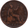 United Kingdom - 1/2 penny - Victoria - Buste mature - 1864 - No455