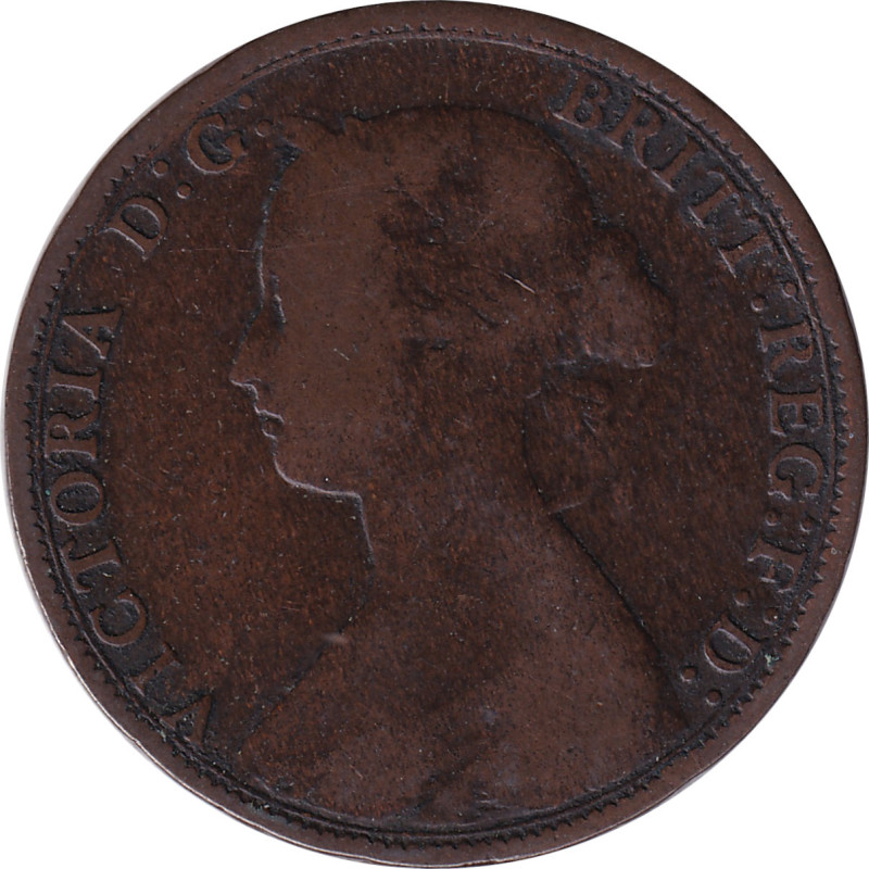 United Kingdom - 1/2 penny - Victoria - Buste mature - 1866 - No456