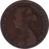 United Kingdom - 1/2 penny - Victoria - Buste mature - 1866 - No456
