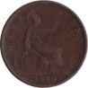 United Kingdom - 1/2 penny - Victoria - Buste mature - 1880 - No459