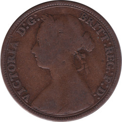 United Kingdom - 1/2 penny - Victoria - Buste mature - 1880 - No459