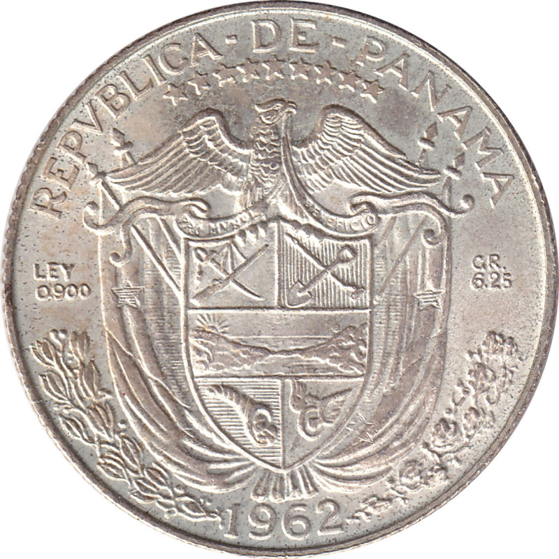 Panama - 1/4 balboa - Balboa -  1962 - No450