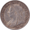 United Kingdom - 3 pence - Victoria - Buste agé - 1896 - No507