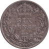 United Kingdom - 6 pence - Victoria - Buste du Jubilé - 1890 - No519