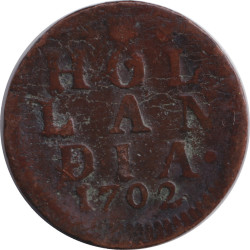 Holland - 1 duit - 1702 - No111