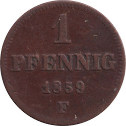 German States - 1 pfennig -...