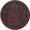 German States - 1 pfennig - Johann - Type 1 - 1859 F - No171