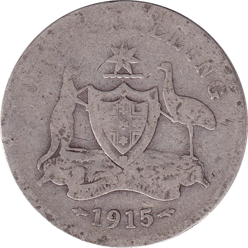 Australia - 1 shilling - George V - 1915 - No881